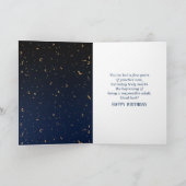 Carte 21e Anniversaire Gold Mylar Balloon et Confetti Ca (Intérieur)