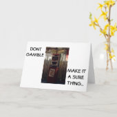 CARTE 21E ANNIVERSAIRE HUMOUR NE JOUEZ PAS SÛR (Fleur jaune)