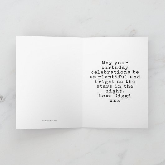 Carte 21e anniversaire Légendaire Bleu Ajouter Nom Légen (Intérieur)