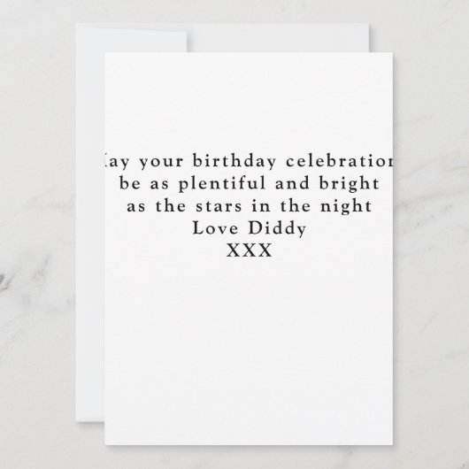 Carte 21e anniversaire Né 2004 Légende Blue Gold Salutat (Dos)