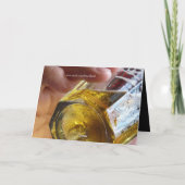 Carte 21e anniversaire, petit-fils, bière, tu es légal ! (Dos)