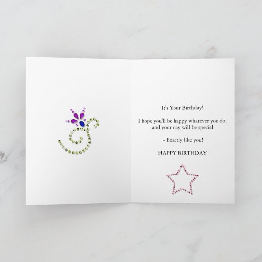 Carte 21e anniversaire pour quelqu'un Fabulous (Intérieur)