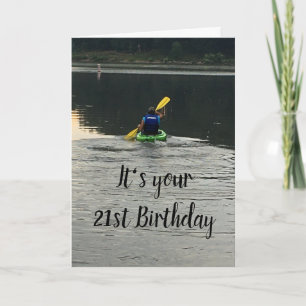 CARTE **21E ANNIVERSAIRE** SORTEZ-FAITES CE QUI VOUS REN
