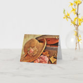 CARTE ***21E ANNIVERSAIRE** VOTRE MONDE ET FAITES-LE LE (Fleur jaune)