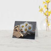 CARTE ***21E ANNIVERSAIRE** VOTRE MONDE ET FAITES-LE LE (Fleur jaune)