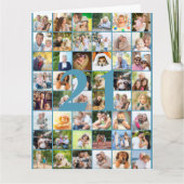 Carte 21e ou tout âge Collage photo Big Birthday Card (Devant)
