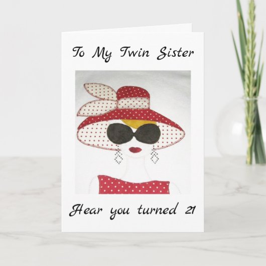 CARTE **21E SOEUR DOUCE WATCH OUT WORLD (Devant)