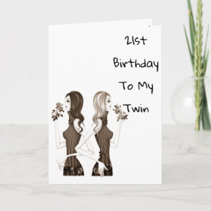 CARTE **21E** SOUHAITE L'ANNIVERSAIRE À MA **SOEUR DOUCE