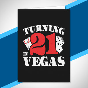 Carte 21st Birthday à Vegas - Turning 21 - Las Vegas