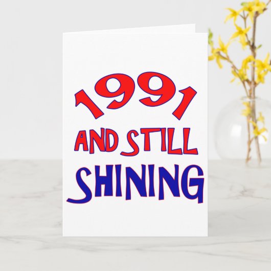 Carte 23 ans Anniversaire (Fleur jaune)