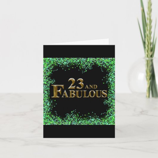 Carte 23e anniversaire  (Devant)