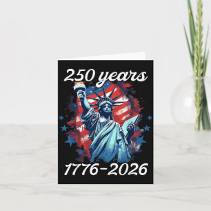 Carte 250 Ans 1776 2026 250e Anniversaire 4 juillet