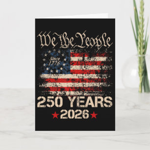 Carte 250 Ans 1776 2026 250e Anniversaire 4 Juillet Drap
