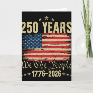 Carte 250 Ans 1776 2026 250e Anniversaire 4 Juillet Été