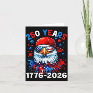 Carte 250 Ans 250e Anniversaire Aigle 4 Juillet Garçons