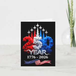 Carte 250 Ans Américain 1776 2026 250e Anniversaire 4