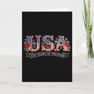 Carte 250 Ans Américain 1776 2026 250e Anniversaire Usa
