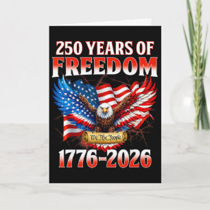 Carte 250 Ans Américain 1776 2026 250e Usa Anniversaire