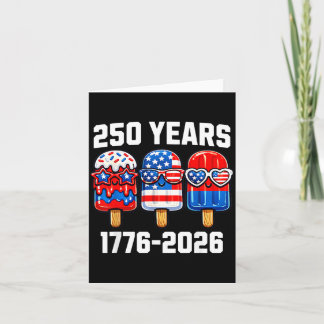 Carte 250 ans américain 1776 2026 250e USA étudiant garç
