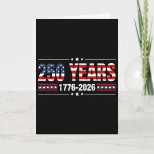 Carte 250 Ans Américain 1776 2026 250e Usa Hommes Femmes