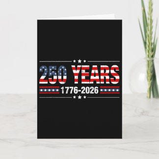 Carte 250 Ans Américain 1776 2026 250e Usa Hommes Femmes