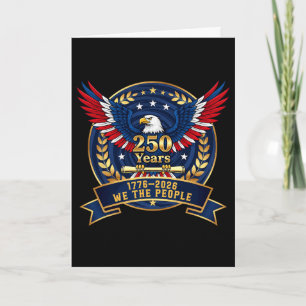Carte 250 ans américains 1776 2026 250e anniversaire Aig