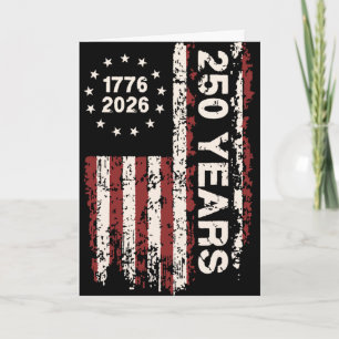 Carte 250 Ans Anniversaire 4 juillet Jour de l'Indépenda
