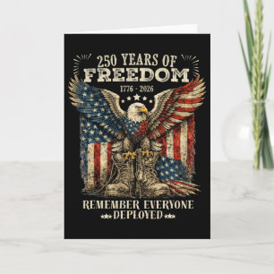 Carte 250 Ans Anniversaire Amérique Se Souvenir De Tout