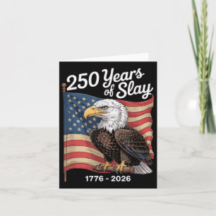 Carte 250 Ans D'Aigle De Joue Usa 250E Anniversaire