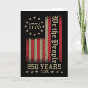 Carte 250 ans d'anniversaire américain 250e anniversaire
