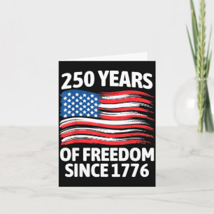 Carte 250 ans de liberté 250e anniversaire 1776 2026