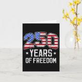 Carte 250 Ans De Liberté 250E Anniversaire Amérique Drap (Fleur jaune)