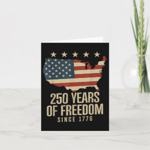 Carte 250 Ans De Liberté 250E Anniversaire Amérique Drap