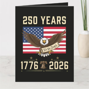 Carte 250 Ans d'Héritage Américain 1776 2026