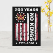 Carte 250 Ans Sans Rois (Fleur jaune)