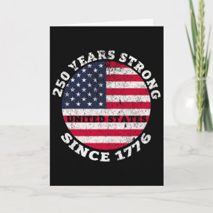 Carte 250e anniversaire 1776 2026 États-Unis 250e annive
