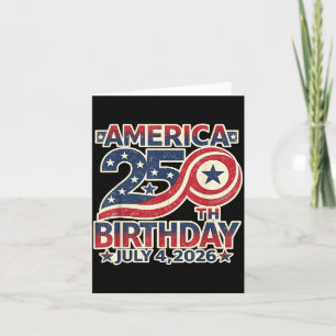 Carte 250e anniversaire 4 juillet 1776-2026 États-Unis A
