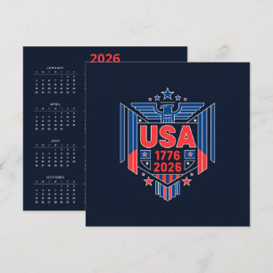 Carte 250e anniversaire de Calendar America