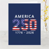 Carte 250e anniversaire des États-Unis (Fleur jaune)