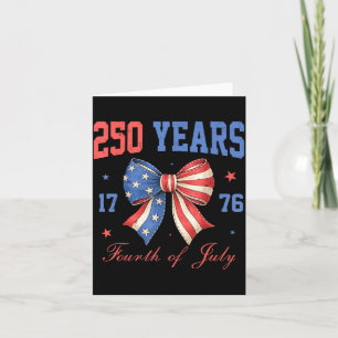 Carte 250e anniversaire des États-Unis 1776 2026 pour ho