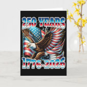Carte 250e anniversaire États-Unis (Fleur jaune)