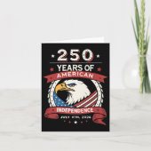 Carte 250e Fête des Etats-Unis - 250 Ans De L'Inde Améri (Devant)