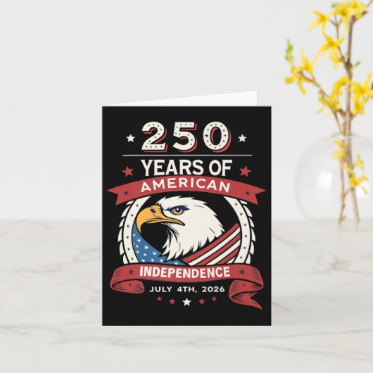 Carte 250e Fête des Etats-Unis - 250 Ans De L'Inde Améri (Fleur jaune)