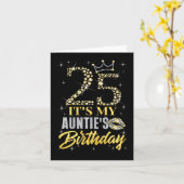 Carte 25 C'Est Mes Soeurs Anniversaire Couronne Joyeux 2 (Fleur jaune)