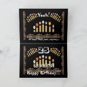 Carte 25 est votre numéro de chance...Joyeux 25e anniver (Intérieur)