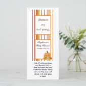 Carte 25 Lollipop Topper Automne Citrouille Baby (Debout devant)