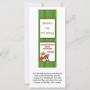 Carte 25 Matchbooks Mint All Star Green