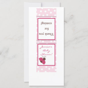Carte 25 Mint Matchbooks Berry Garden Pink Lady Bug