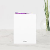 Carte 25e anniversaire (Dos)