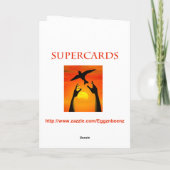 Carte 25e anniversaire, Curious owls card. (Dos)